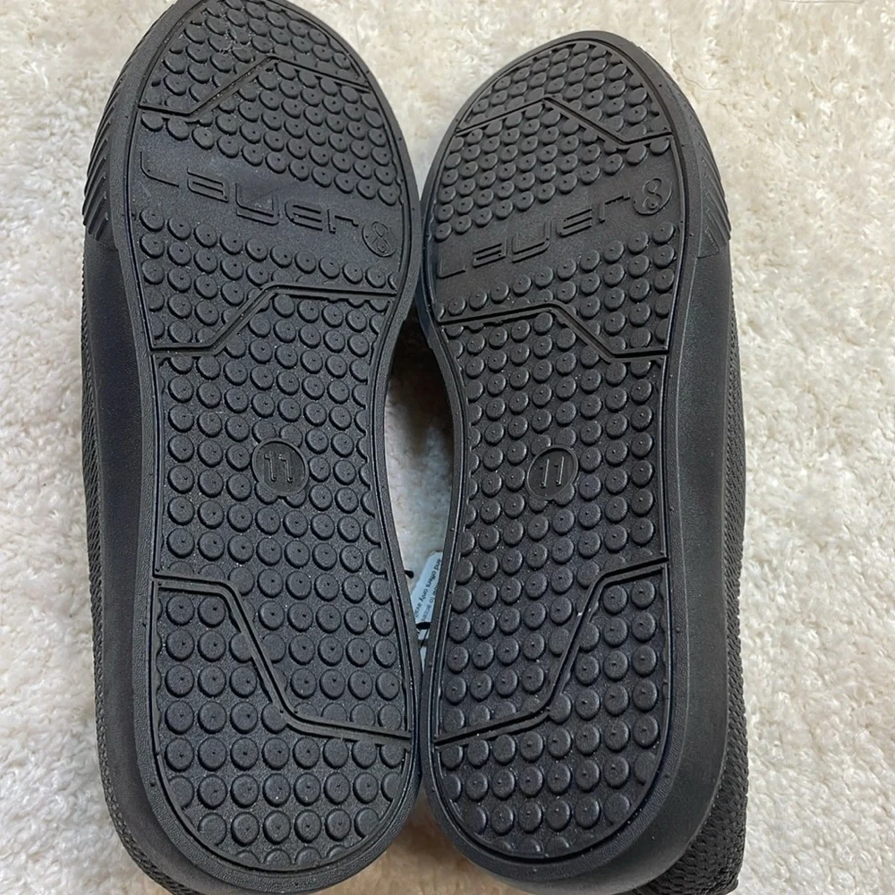 Layer 8 Mens Slip-on Lightweight Waterproof Flexible Walking Sneaker Shoe Sz 11